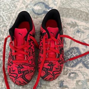 Puma Kids Graphic Red Sneakers
